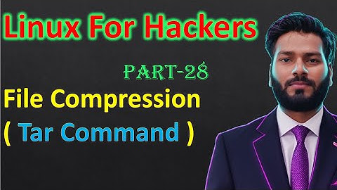 File Compression in Linux (tar command) | Create, Extract & Options (2025) Part-5 #hindi