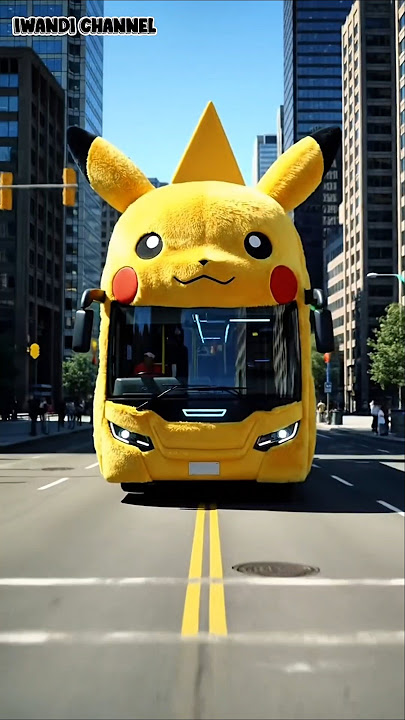 All Aboard the Pikachu Bus! ⚡🚌 | The Cutest Ride Ever!