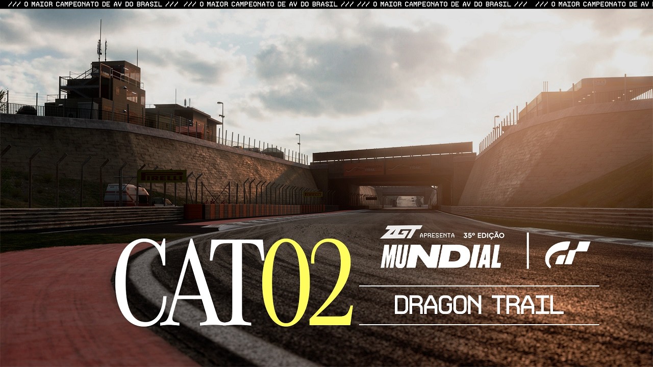 #LIGA #ZGT #CATEGORIA 02 - 35º #MUNDIAL - #GT7 - 2ª ETAPA #DRAGON #TRAIL #JARDINS (#Temporada 35)