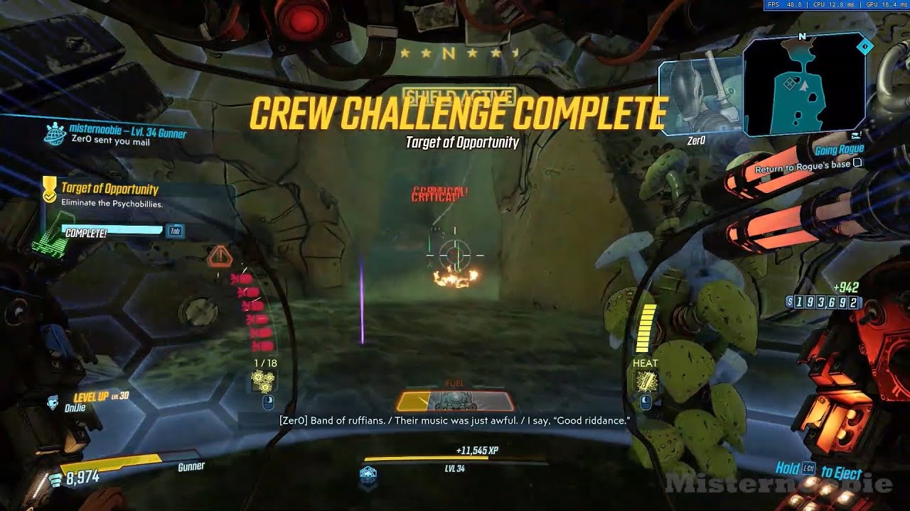 Borderlands 3 - Ambermire Target of Opportunity, kill the Psychobillies location | No legendary loot