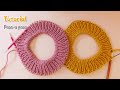 Como realizar Montaje Tubular Circular 1x1 Dos agujas, palitos, tricot. Curso Principiantes. Parte 1