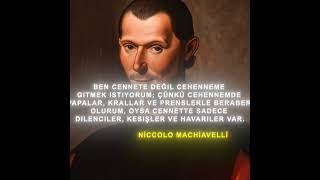 Niccolo Machiavelli Felsefesi| Machiavelli Edit| Resimi