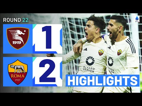 Salernitana AS Roma Goals And Highlights