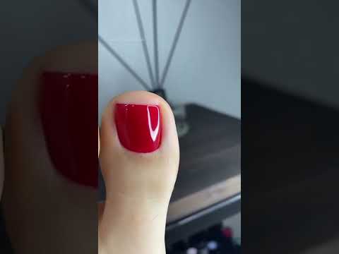 Beautiful fingers with luscious red paint 😍#feet #sexyfeet #shorts #shortsyoutube