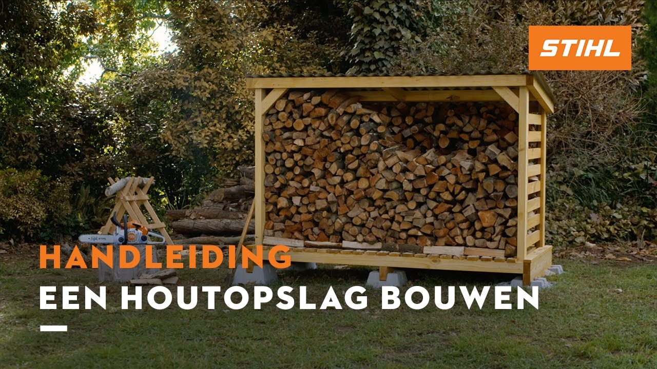 Een houtopslag - STIHL DIY YouTube