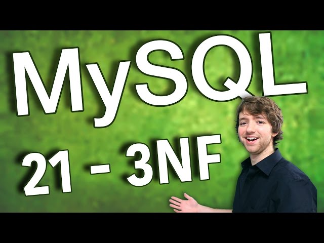 MySQL 21 - 3NF