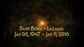 David Bowie - Lazarus Lyrics [HD]