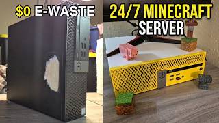 I Turned E-Waste Into a 24/7 Minecraft Server