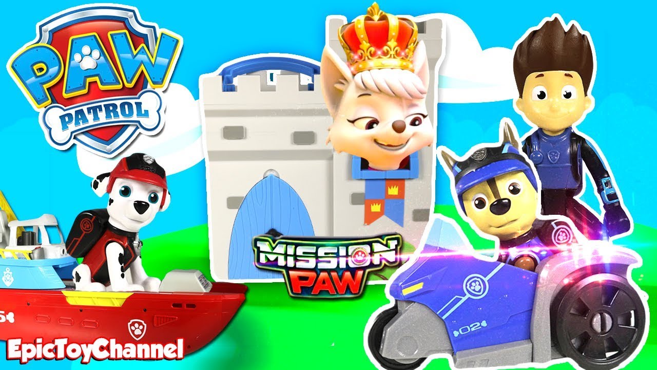 Paw Patrol Nickelodeon Mission Paw Sweetie Royal Rescue Captured by Paw Patrol Mission Paw Patroller payback time 1