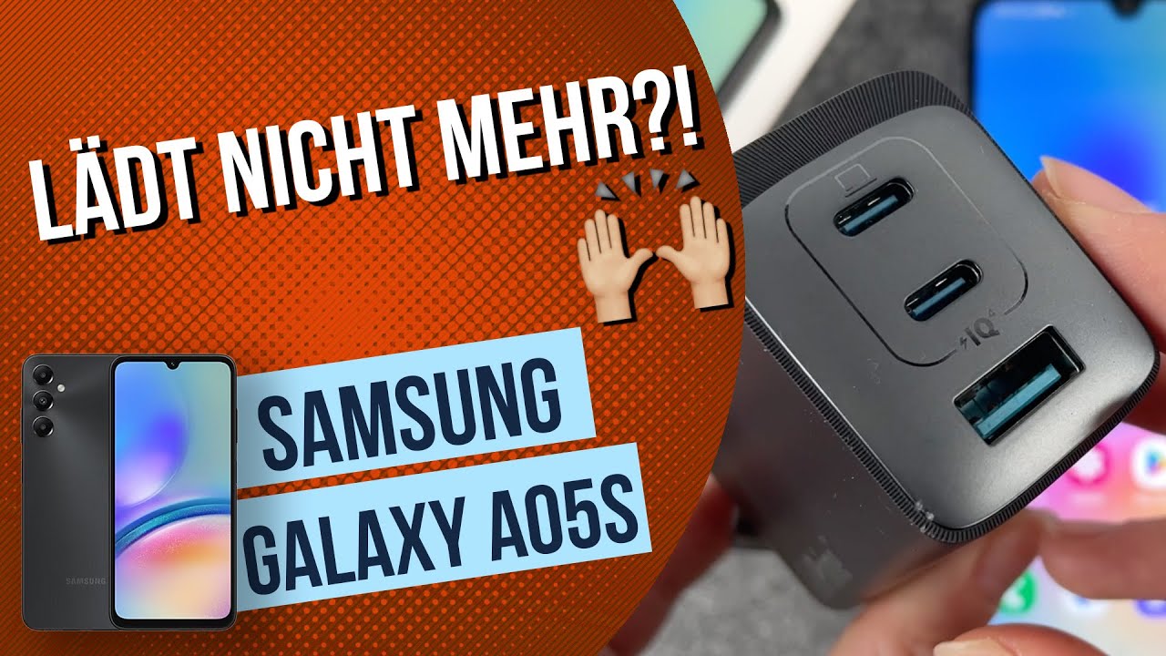 Samsung Galaxy A05s lädt nicht mehr - YouTube