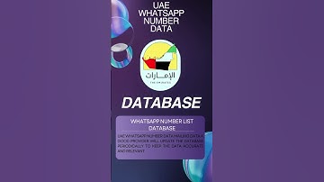 UAE WhatsApp Number Data | Mailing Data