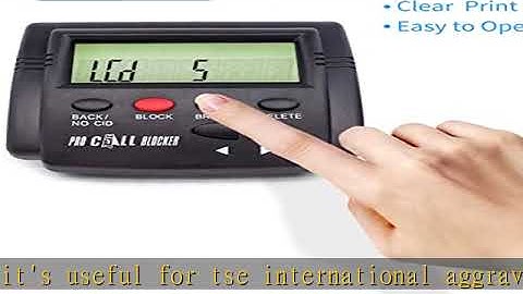 ZSEM Call Blocker for Landline Pnes Telepne 2000 Caller ID Box Blocking One Touch Number Block Devi