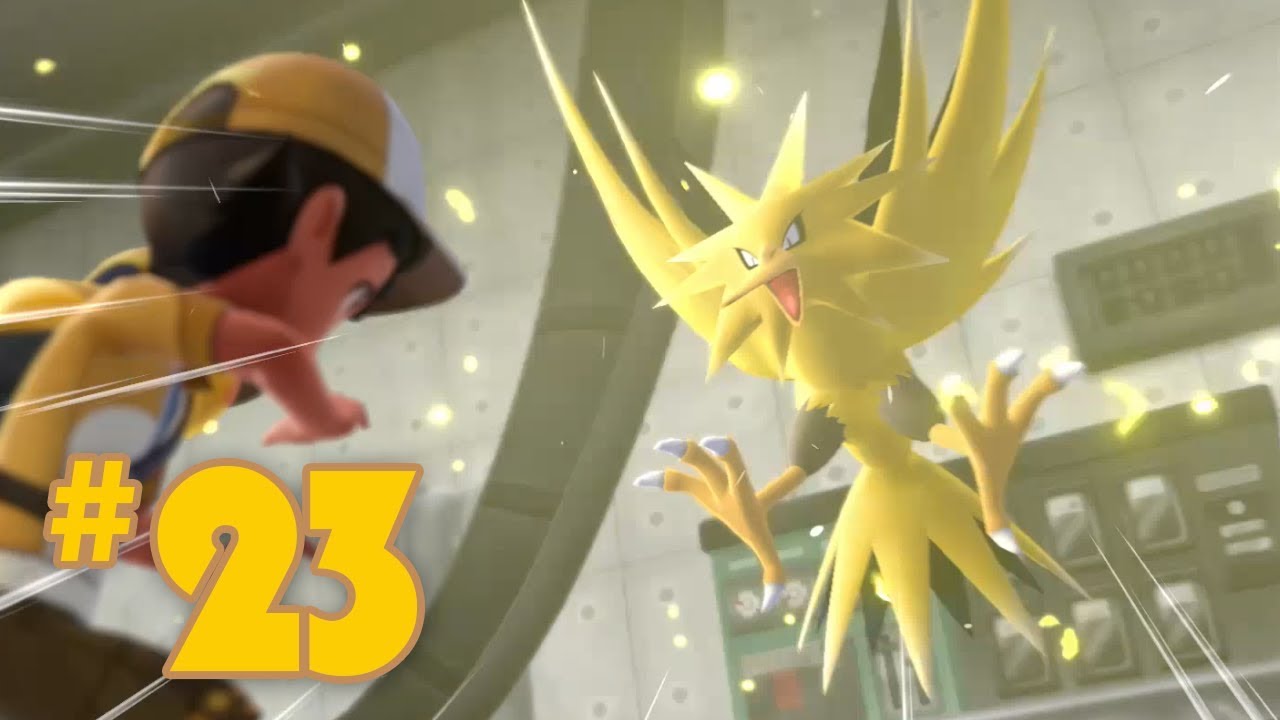 Let's Play Pokemon: Let's Go Pikachu & Eevee - Part 23 - ZAPDOS