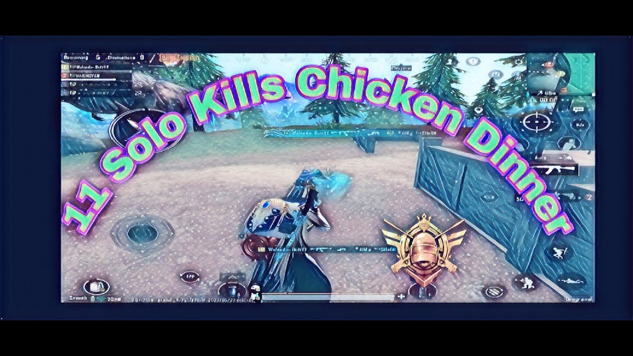 Pubg Mobile Total 20 Kills kay sath 11 Solo Kills Chicken Dinner ...