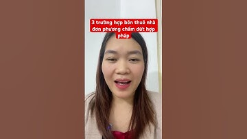 3 Trường hợp bên thuê nhà được đơn phương chấm dứt hợp đồng thuê #shorts  #nhadat #bds #thuenha