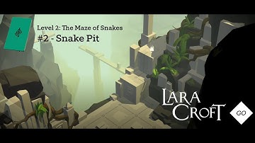 Lara Croft Go - Level 2: The Maze of Snakes - #2: Snake Pit