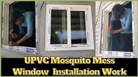 Mosquito Mesh Windows | Sliding window installation | SS Mosquito Mesh | 3 Track Sliding Window