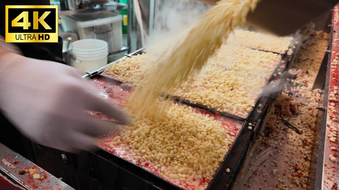 Японская уличная еда 450 ₽ - Удивительные навыки приготовления закусок из осьминога【4K】