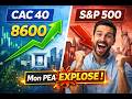 Le CAC 40 surperforme le S&amp;P500… et mon PEA en profite !