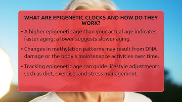 What Are Epigenetic Clocks And How Do They Work? - Long Life Blueprint