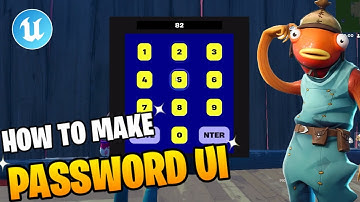 HOW TO MAKE PASSWORD UI IN FORTNITE CREATIVE UEFN!! (CHAPTER 6)(2025)