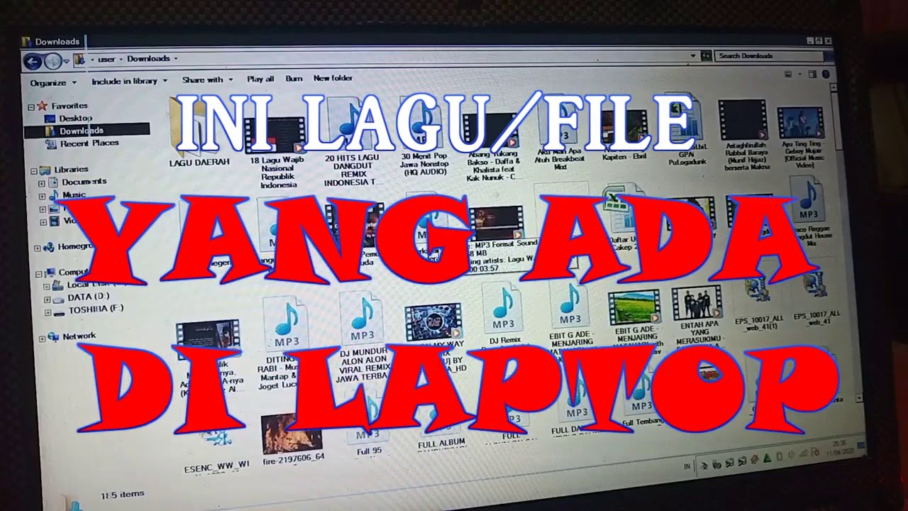 Cara Memindahkan File Lagu Dari Laptop Ke Flashdisk Youtube