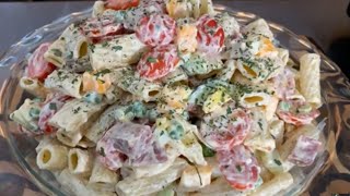 How to make  Creamy Pasta Salad