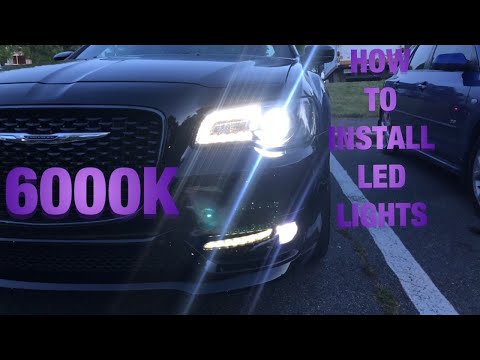 2019 CHRYSLER 300s V8(HOW TO INSTALL LED HEADLIGHTS!!)