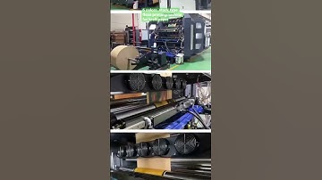 6colors stack type flexographic printing machine for kraft paper