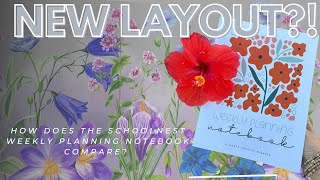New Layout by Schoolnest?! What's Different and How Does the Weekly Planning Notebook Compare?