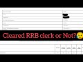 Cleared RRB clerk or Not?😥‼️Rrb clerk mains result #rrbclerk #sbiclerk #preparation #stratergy