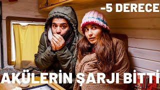 -5 DERECEDE SOĞUK GECE! ISSIZ BİR YER SANDIĞIMIZ VADİ, BAKIN SABAH NASIL ÇIKTI! | VanLife Kapadokya