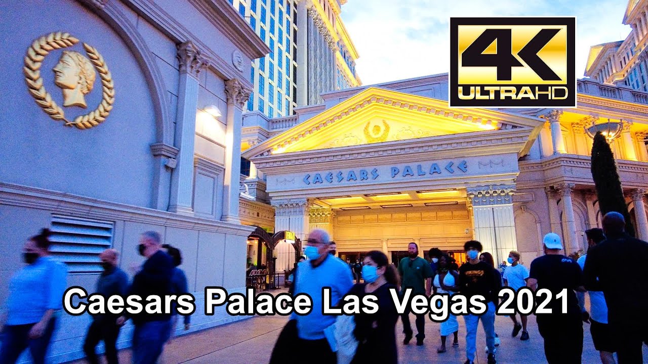 Caesars palace tour - 4k video walking tour 