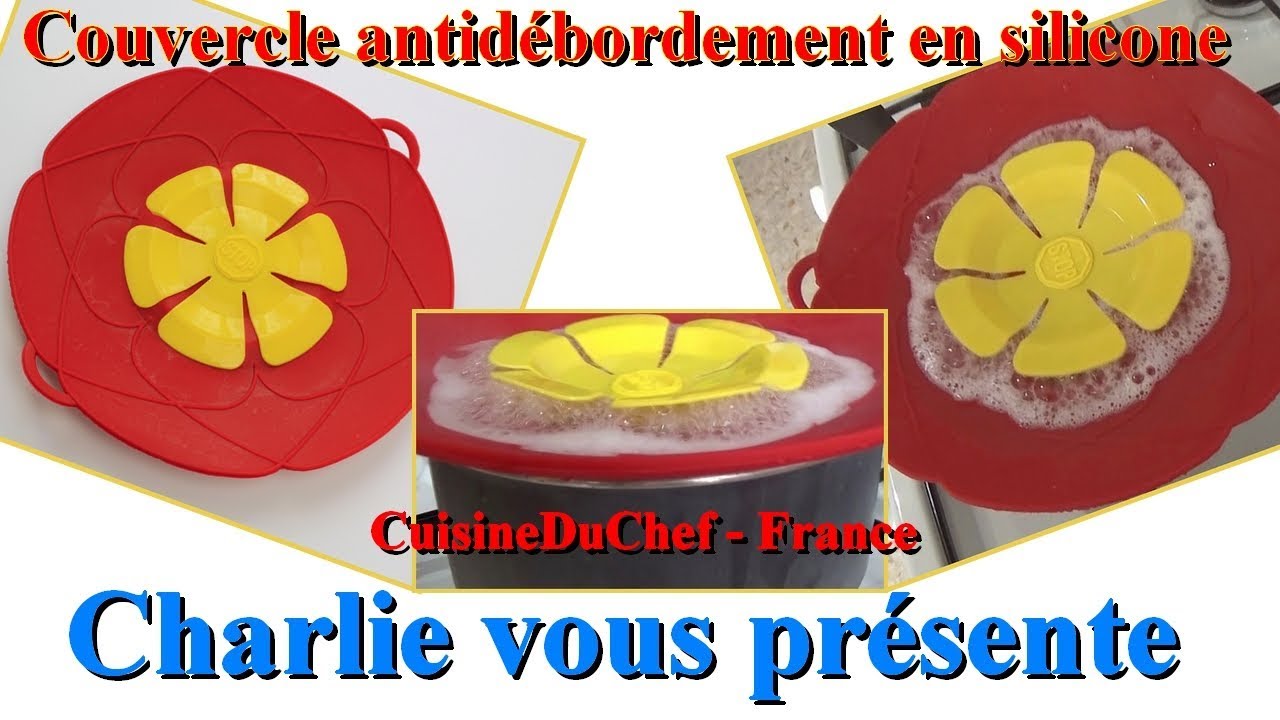Lot de 2 couvercles anti-déversement de 26 cm et bouchon anti-déversement, couvercle anti-déversement, couvercle anti-ébullition en silicone