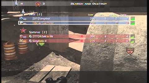 Mw3 2v2 Gamebattles Dispute (2-4) Vs Rizen Is RN & Simplistic II (73-13)