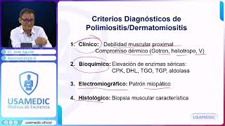 POLIMIOSITIS Y DERMATOMIOSITIS: DE LA DEBILIDAD MUSCULAR A LAS LESIONES CUTÁNEAS USAMEDIC 2026