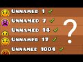 (Un)named Levels | Geometry Dash