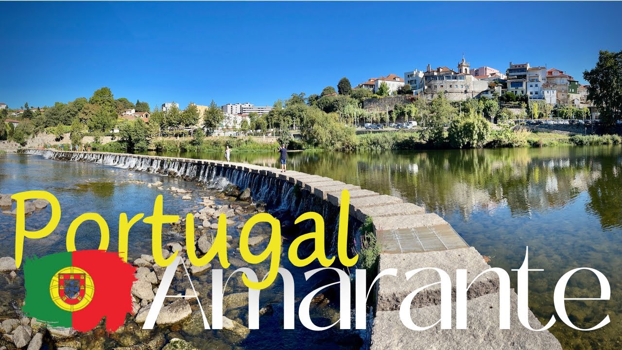 Nice surprise!  🇵🇹  Beautiful PORTUGAL Amarante city walk (4K)