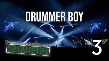 Drummer Boy | GrandMA3 Timecoded Light Show from Christmas At The Creek 2024