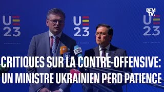 Contre-offensive ukrainienne: le ministre des Affaires Étrangères conseille de 