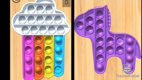 Pop it Fidget 3D Gameplay , very relaxing and satisfying gameplay