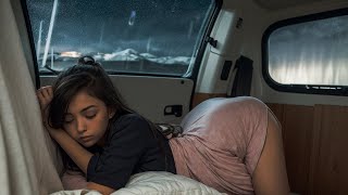 Rain Sounds For Sleeping - 99% Instantly Fall Asleep With Rain Sound outside the window At Night