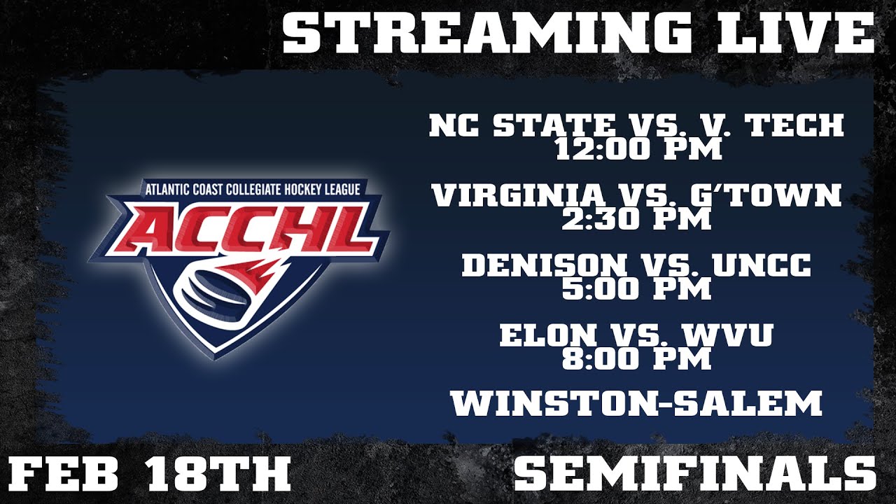 ACCHL M2 PREMIER TOURNAMENT FEED 2/18 YouTube