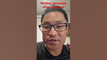 Minimal detectable effect (MDE) explained #conversionrateoptimization