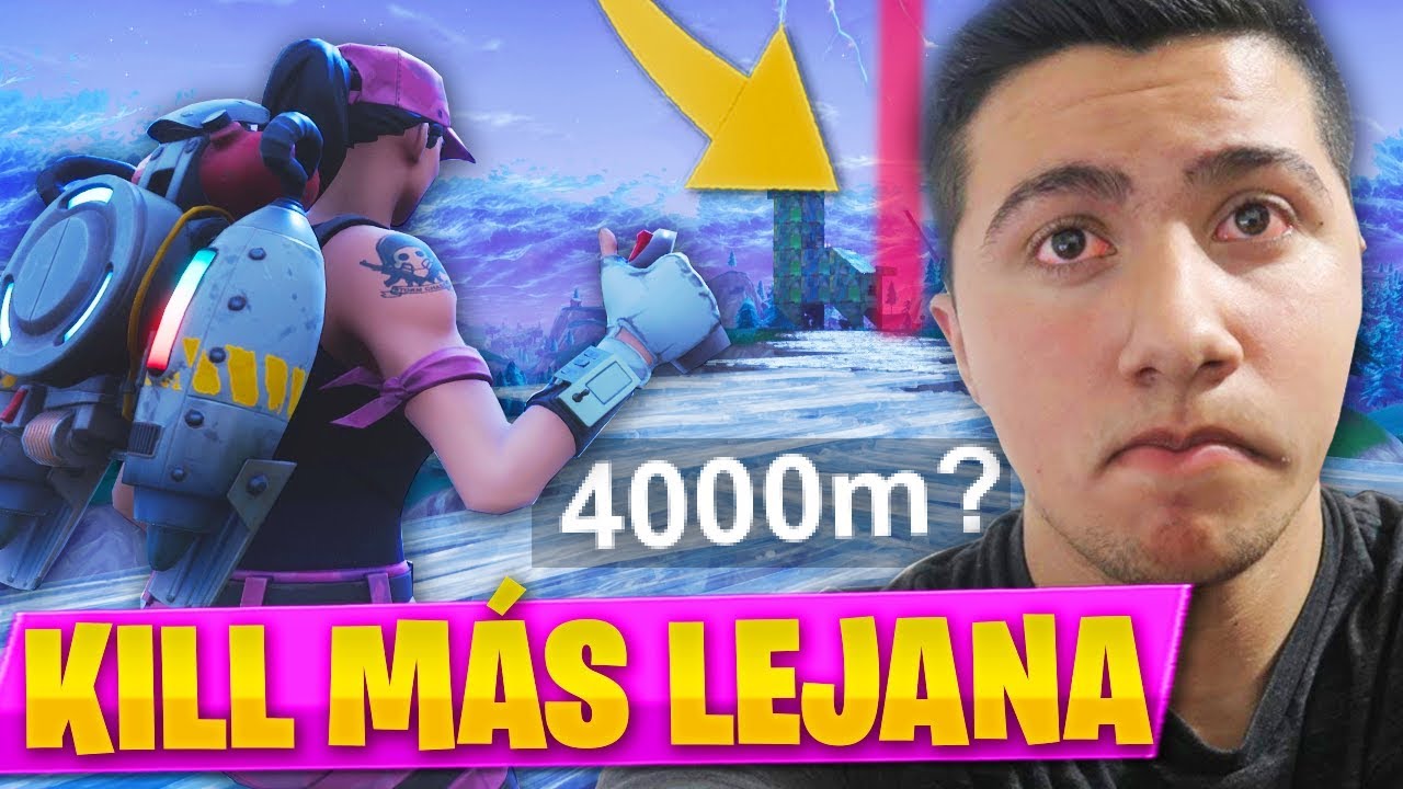 TROLLEO a ABRAHAMBASS CON LA KILL MÁS LEJANA de FORTNITE! *4000m* - TROLLEO en FORTNITE