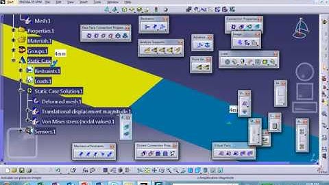 FEA, Nodes to Nodes Connection, Shell Element, Catia Video 3 of 6, Nader G. Zamani