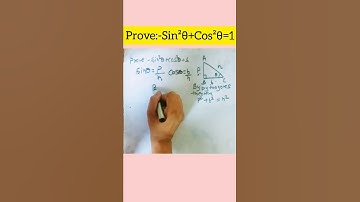 prove that sin square theta +cos square theta =1 l #shorts l #classx l #trigonometry l #math l