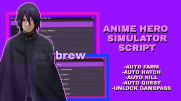 ANIME HERO SIMULATOR HACK SCRIPT|AUTO FARM|AUTO KILL| AUTO HATCH |UNLOCK GAMEPASS|ARCEUS X PASTEBIN
