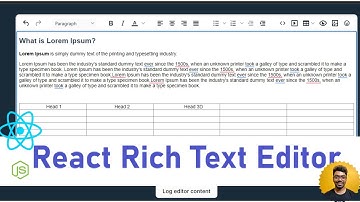 How to implement Rich Text Editor in React 🔥|  Build a powerful rich text editor