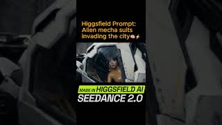 Would you survive an alien invasion with these mecha suits? 👽🤖#higgsfieldai #higgsfield #seedance2